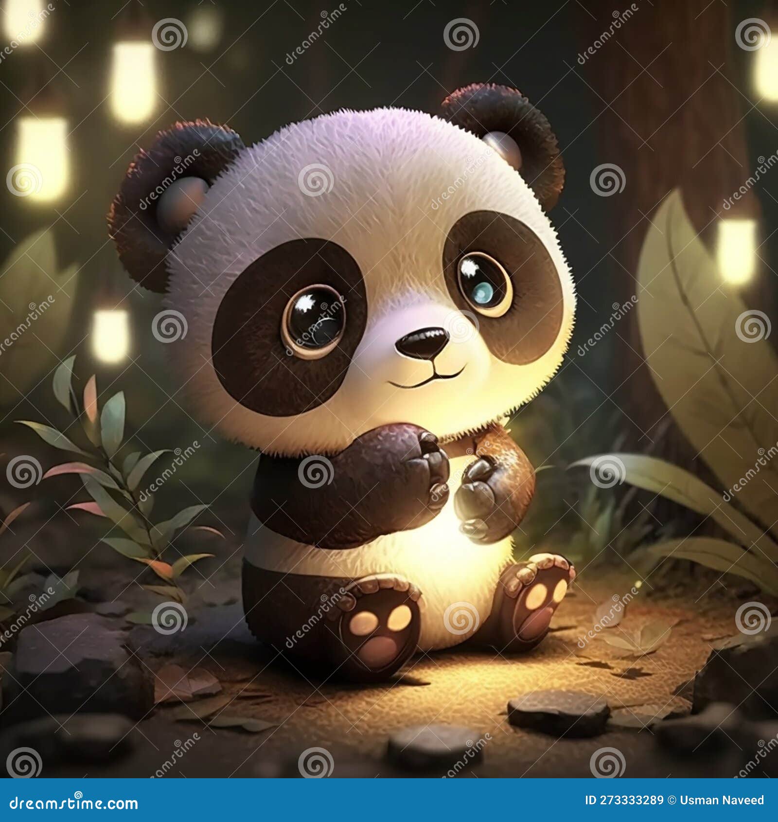 Urso de panda dos desenhos animados Clip Foto stock gratuita - Public  Domain Pictures