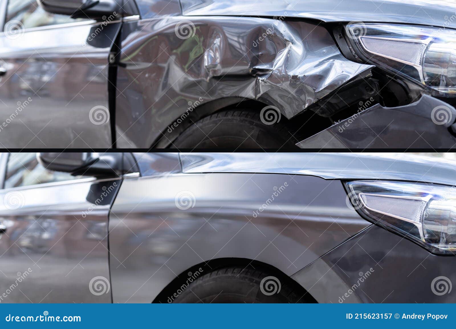 Foto Von Auto Dellen Reparatur Vor Stockbild - Bild von brasilien,  systemabsturz: 215623157