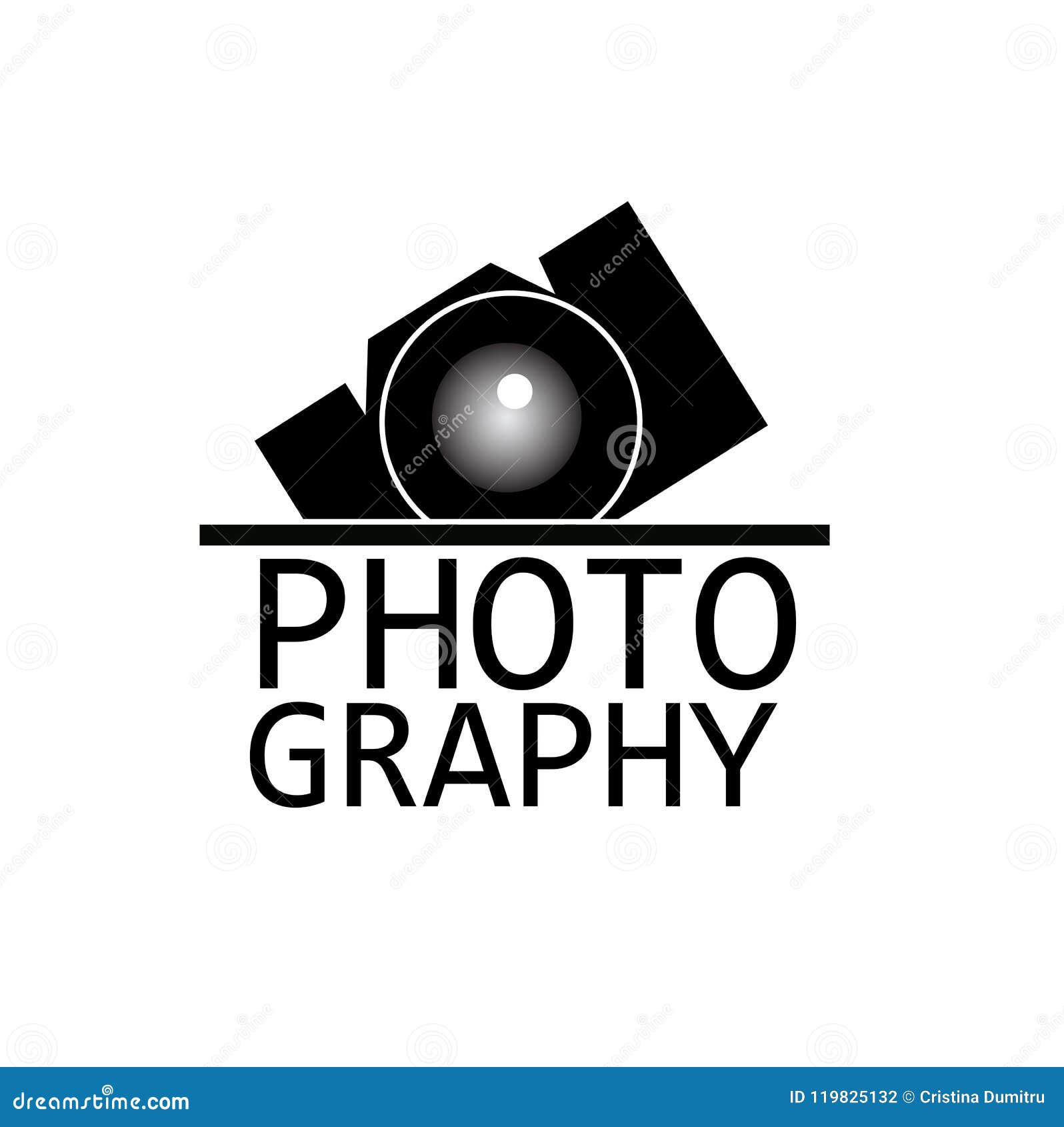 Fotografie Logo Concept Design Vector Template Stock Abbildung Illustration Von Template Vector