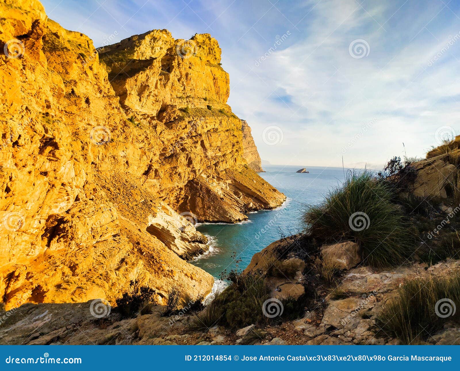 sendero sierra helada, benidorm. paisajes.