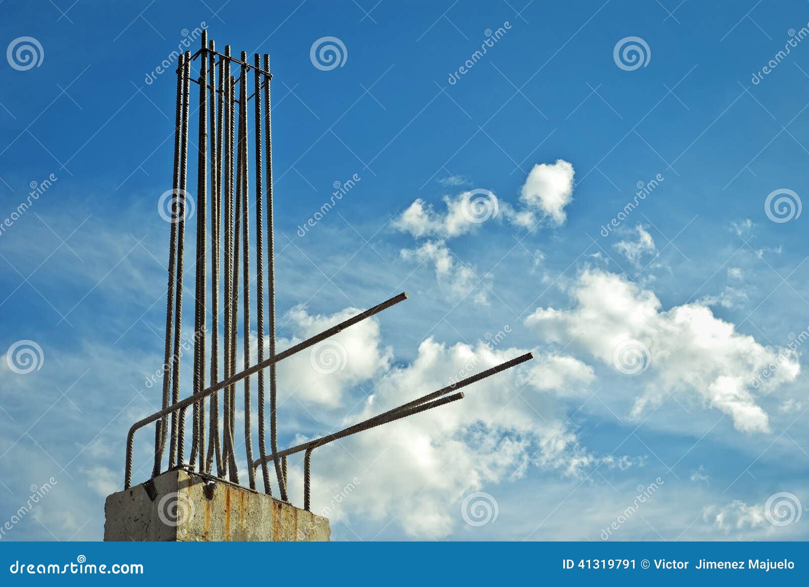 Foundation stock image. Image of cement, outdoors, construction 41319791