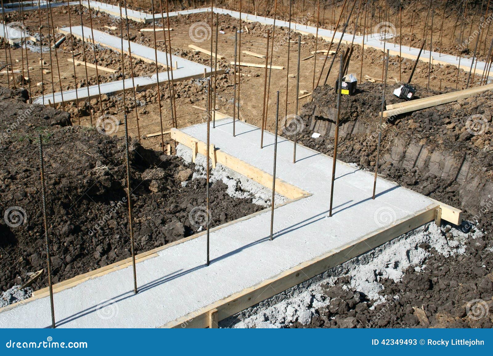 Foundation Footing Stock Image Image Of Site Concrete 42349493 Foundation Footing Stock Image Image Of Site Concrete 42349493