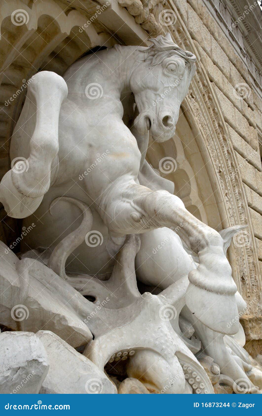 Fountain in Bologna stock photo. Image of famous, white 16873244