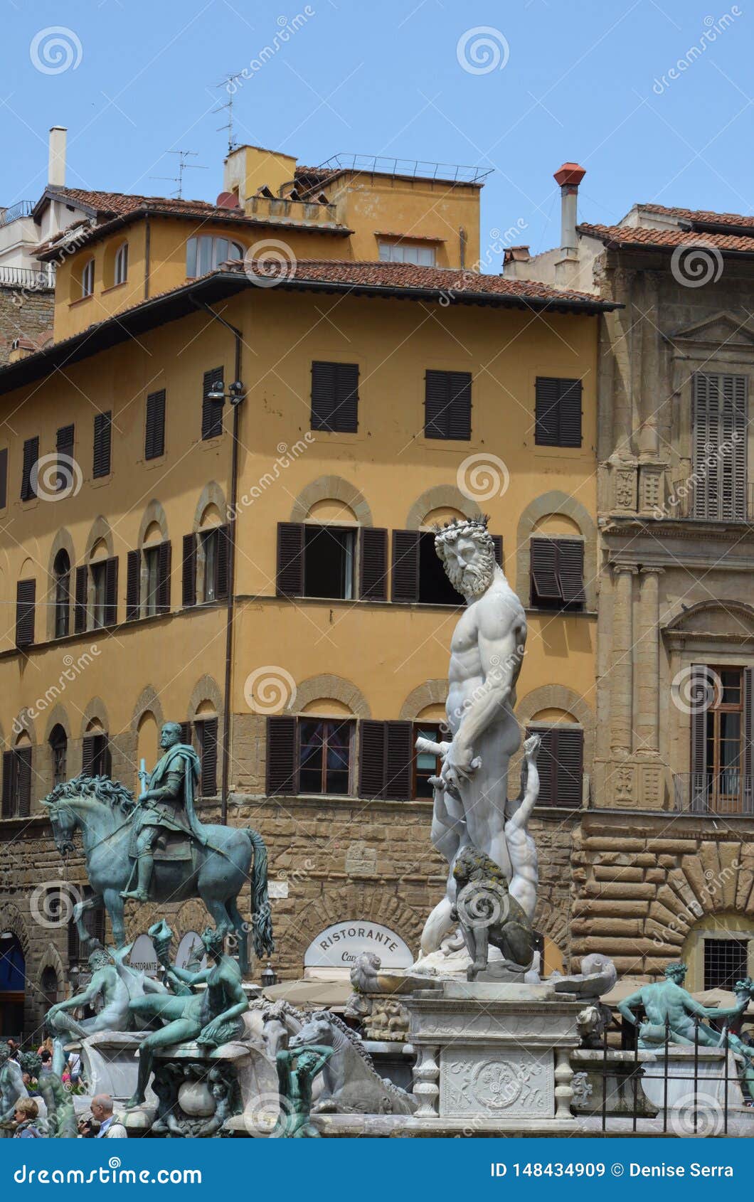 Fountain of Neptune in Florence Stock Image Image of famous, florence 148434909