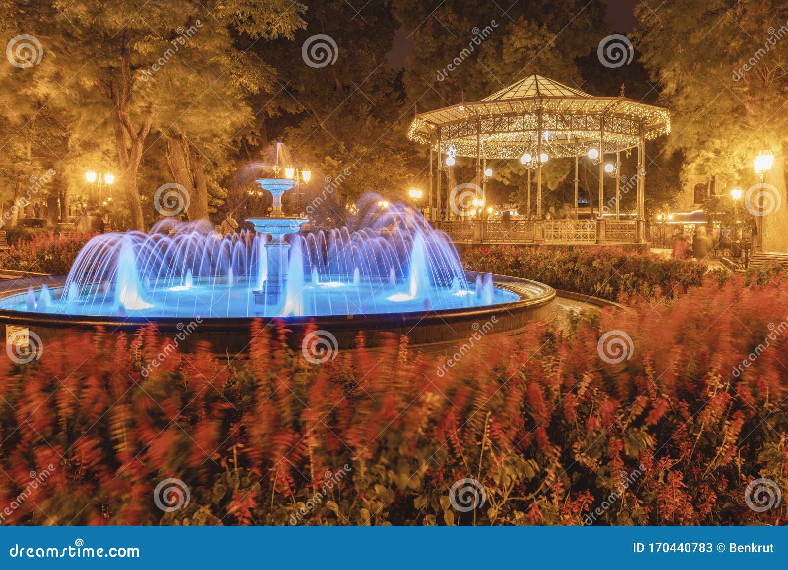 fountain in odessa