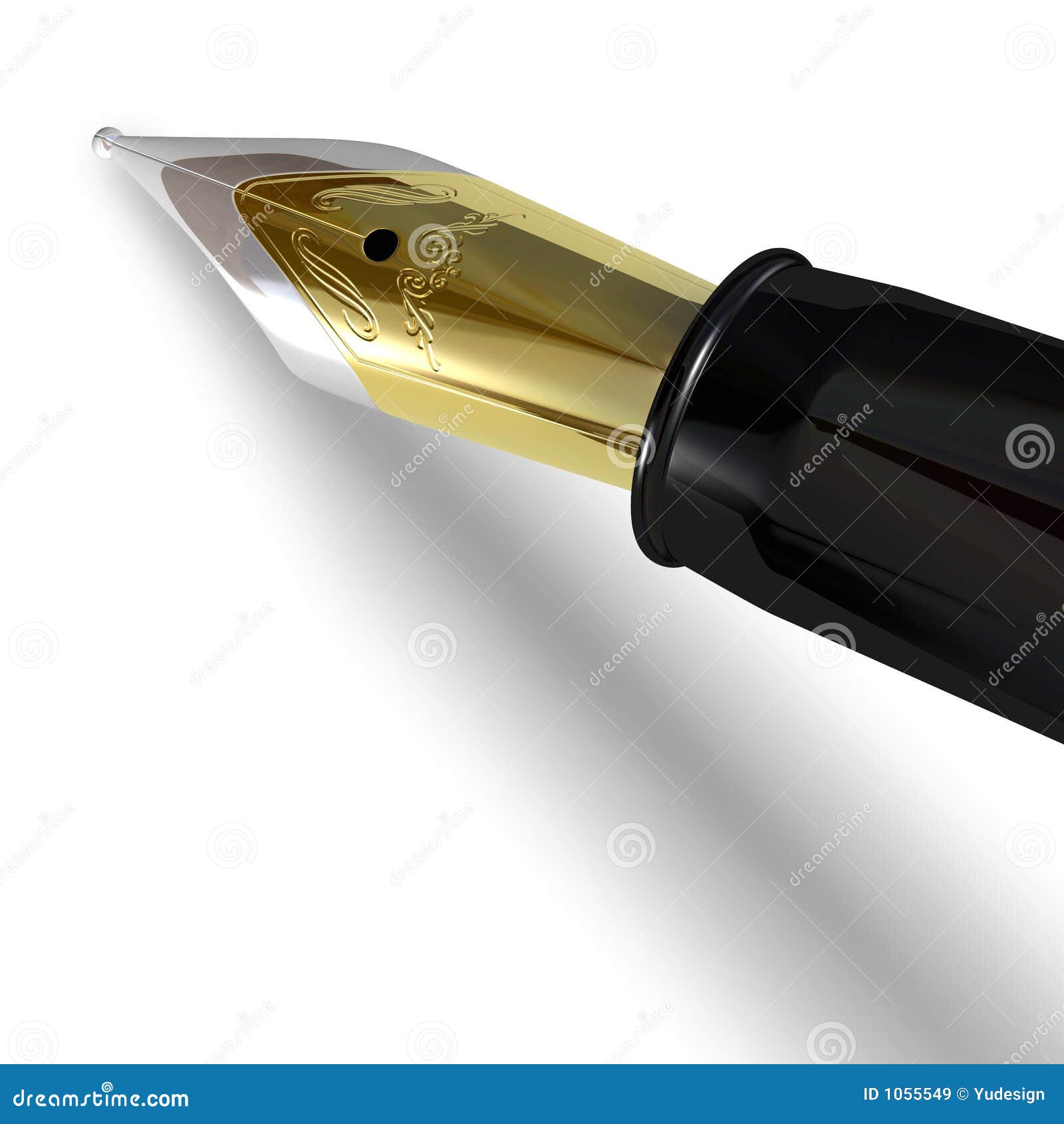 Fountain pen stock illustration. Illustration of text 1055549