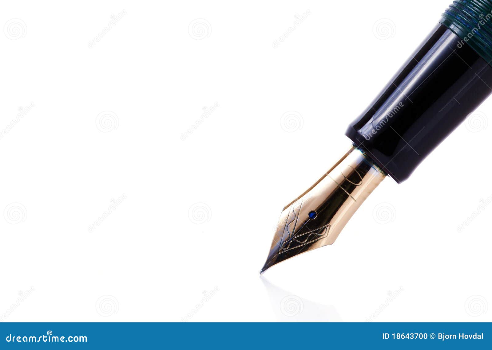 Fountain pen stock photo. Image of closeup, close, list 18643700