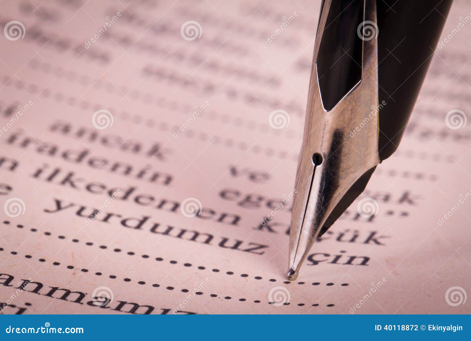 Fountain Pen on History Book Stock Photo Image of information, copy