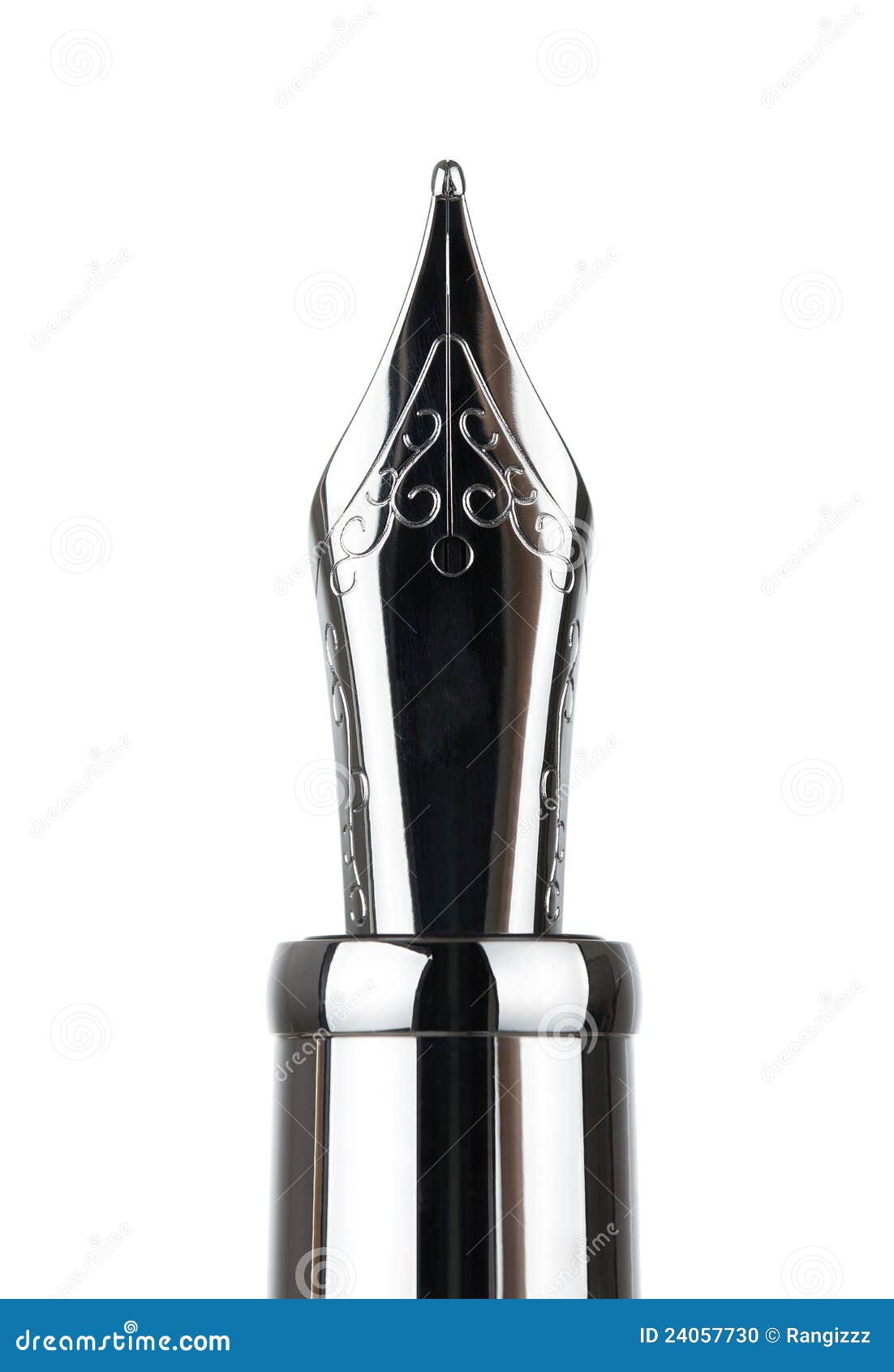 Fountain pen nib macro stock photo. Image of equipment 24057730