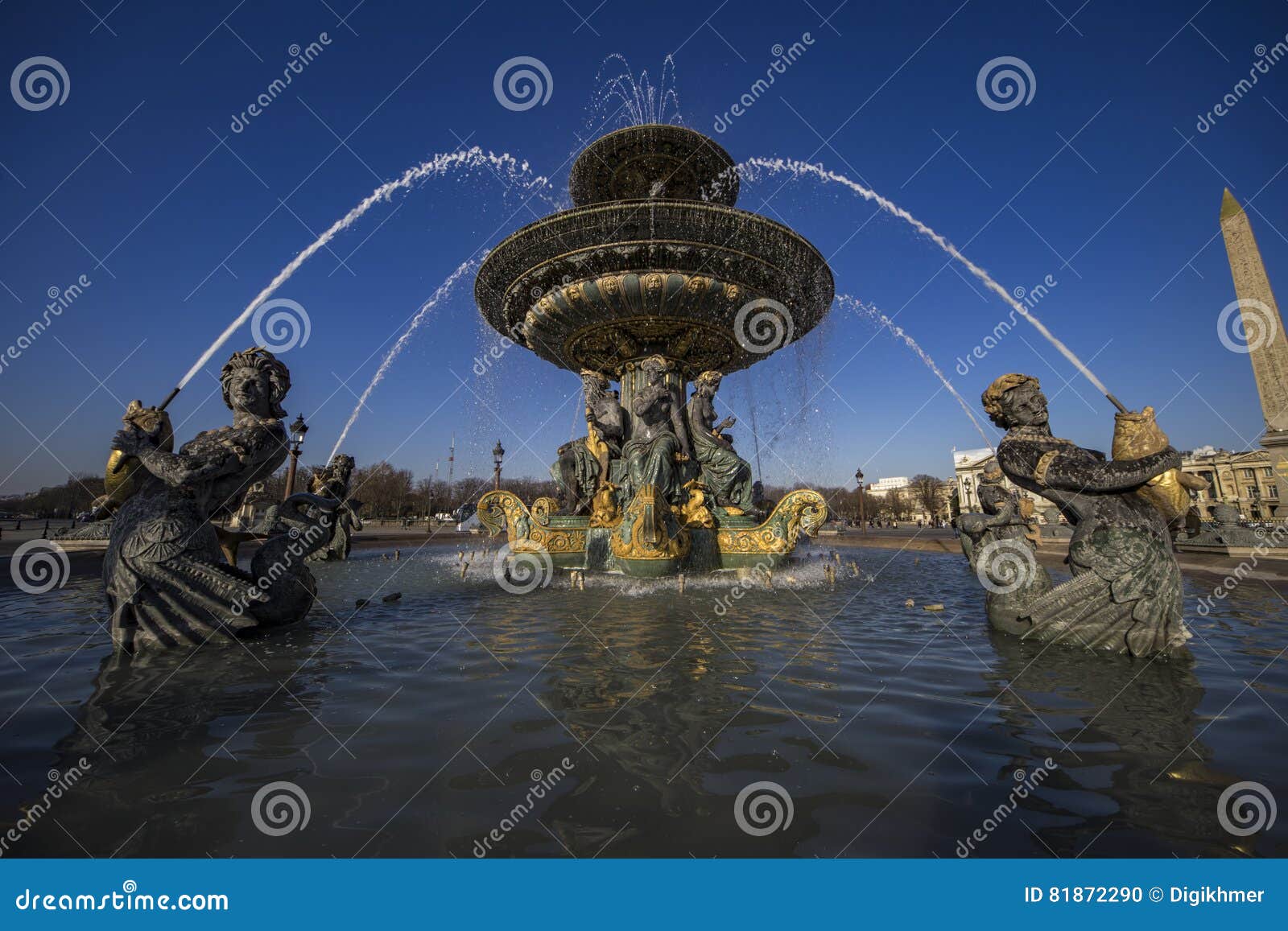 fountain of the seas, paris, france