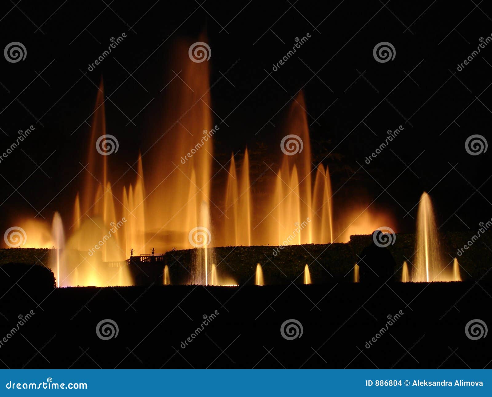 Fountain Show In Longwood Gardens Pa Editorial Stock Image