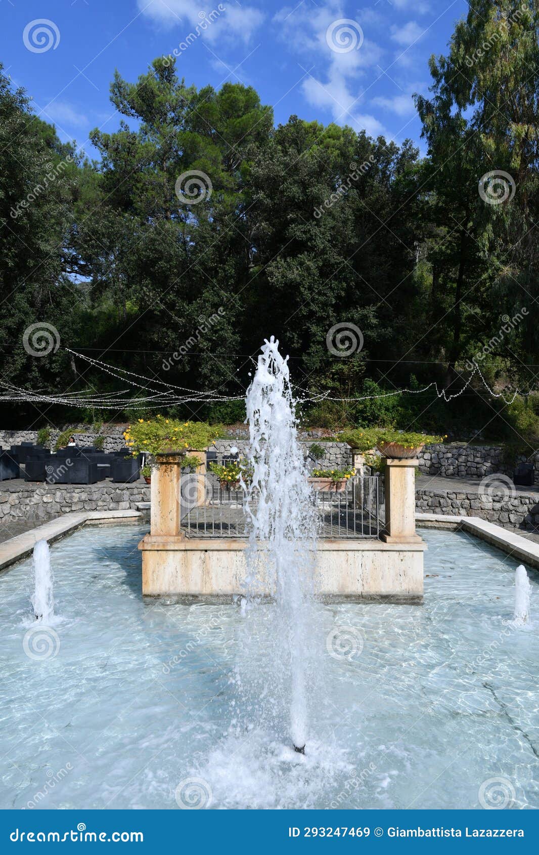the town of telese terme in campania, italy.