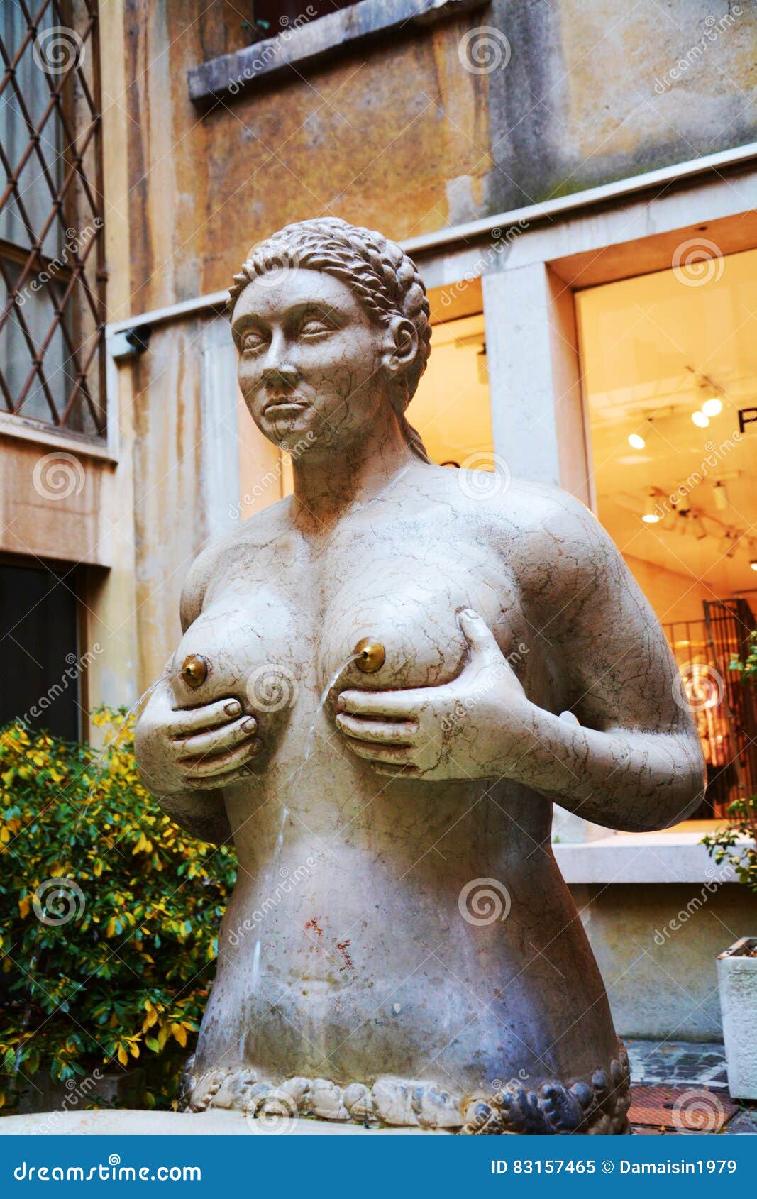 The Fountain of Tits, Fighting Against Drought Stock Image - Image