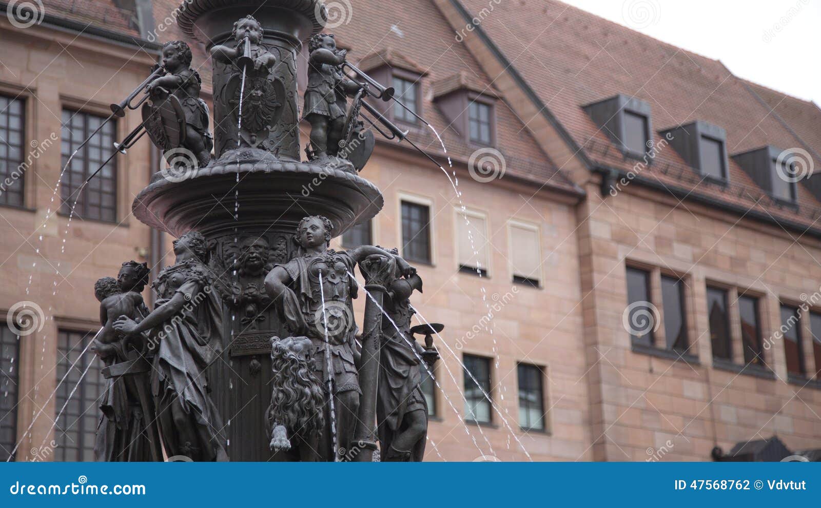 Fountain of the Virtues: Nuremberg, Germany Stock Photo - Image of