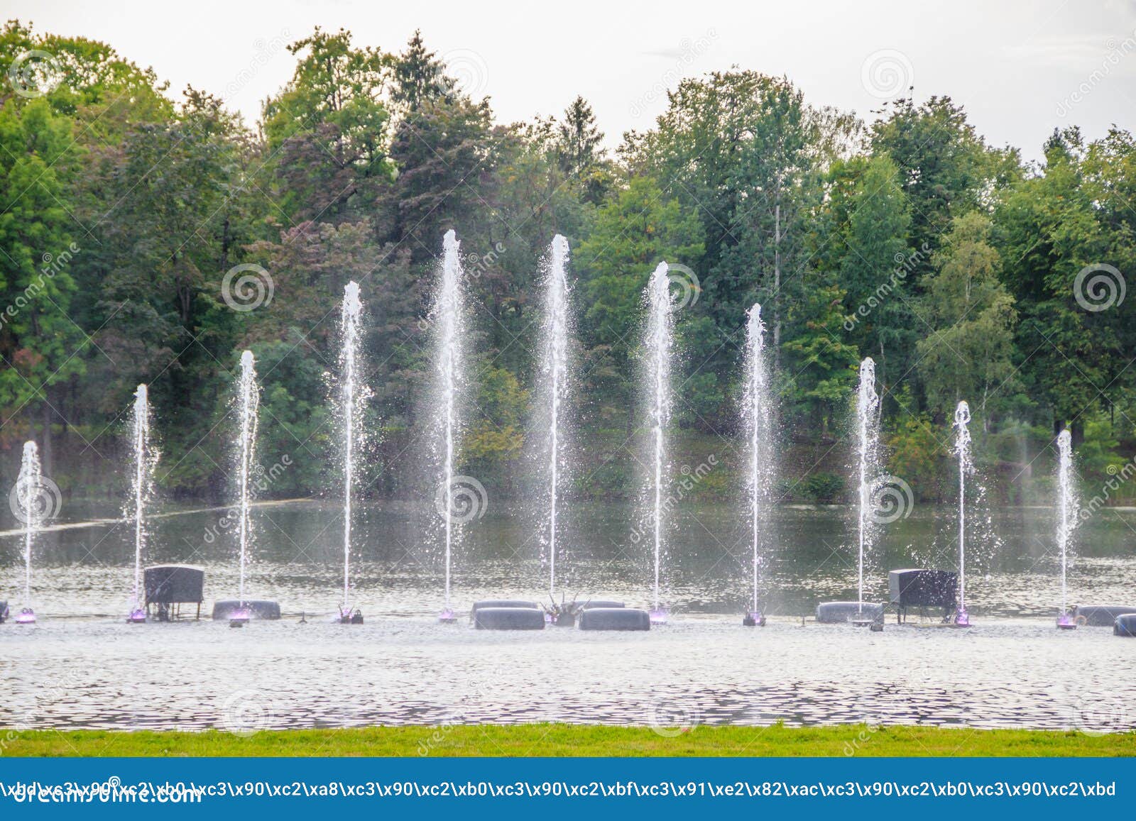Fountain On The Water Water Show Stock Photo Image Of Refreshing