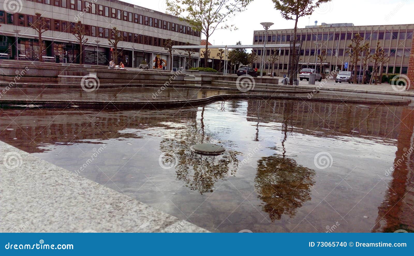 Fountaine vejen denmark editorial image. Image of fountaine 73065740