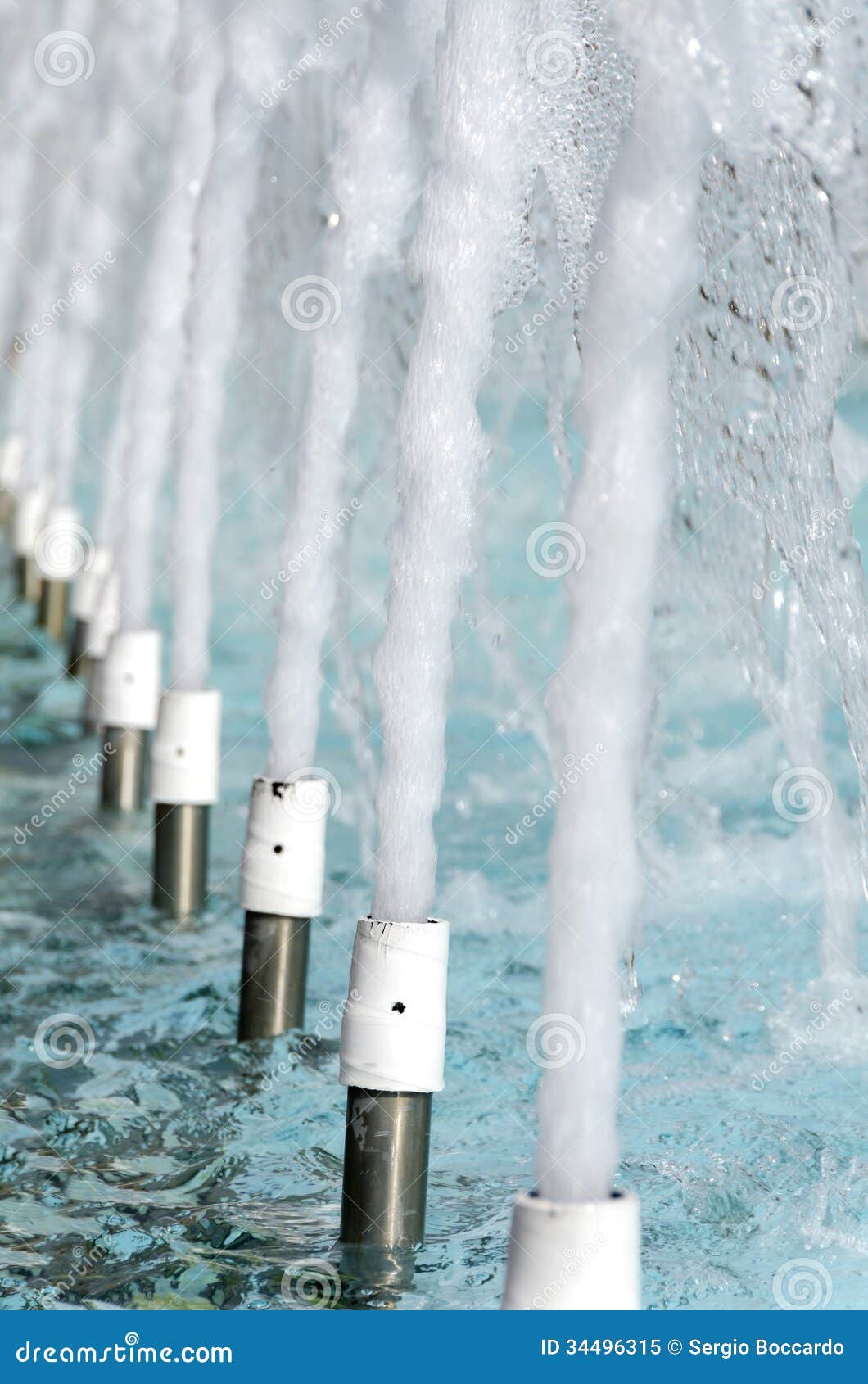 Fountains stock image. Image of nature, drops, game, water 34496315