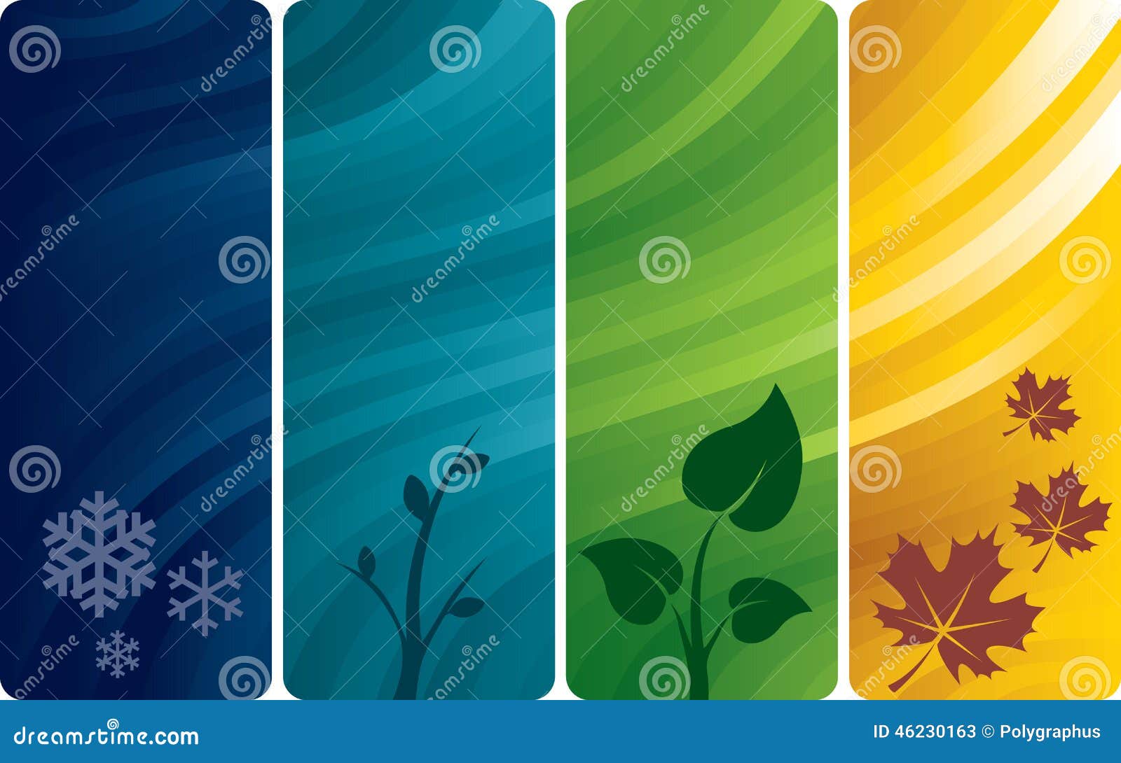 four abstract backgrounds