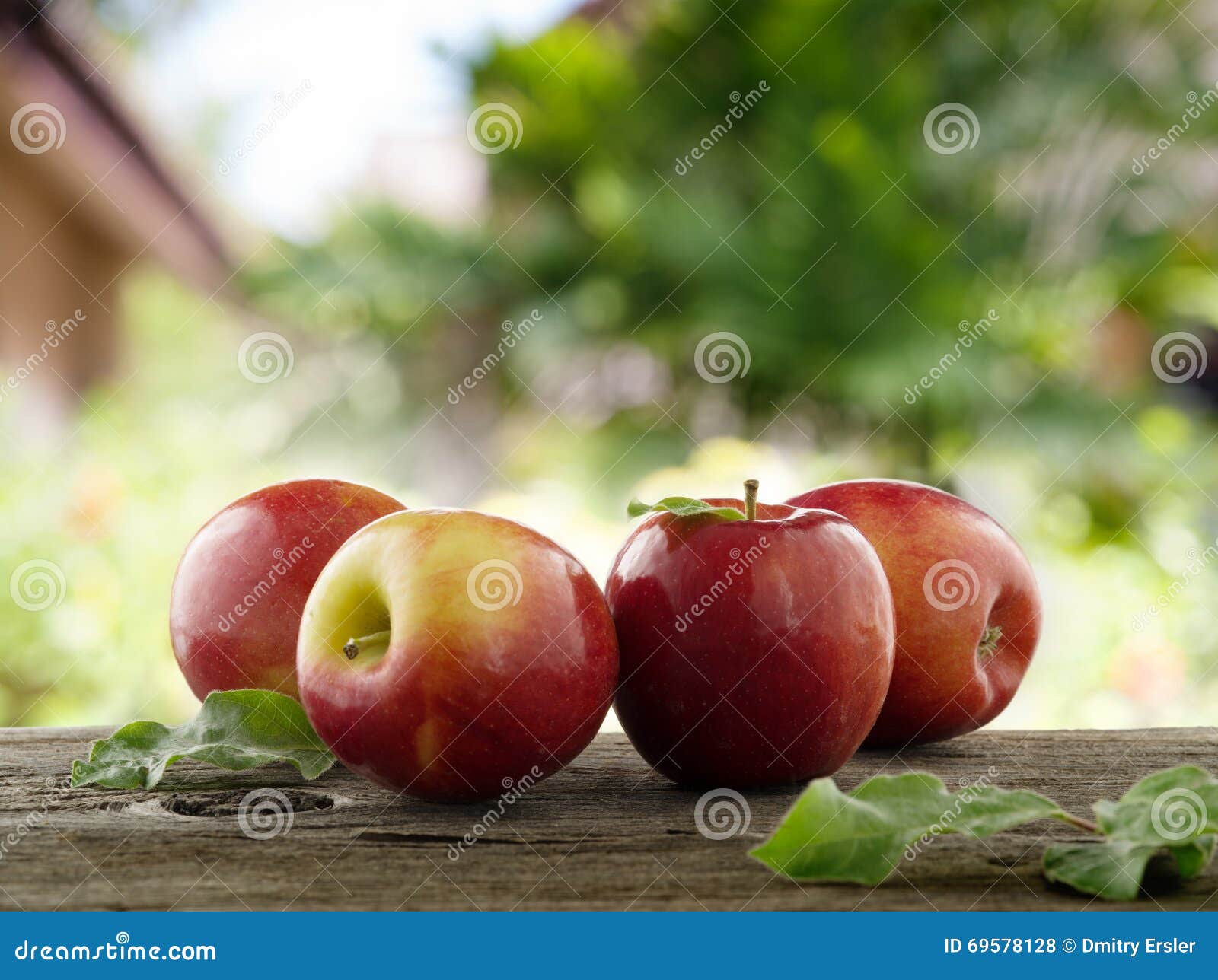 four apples