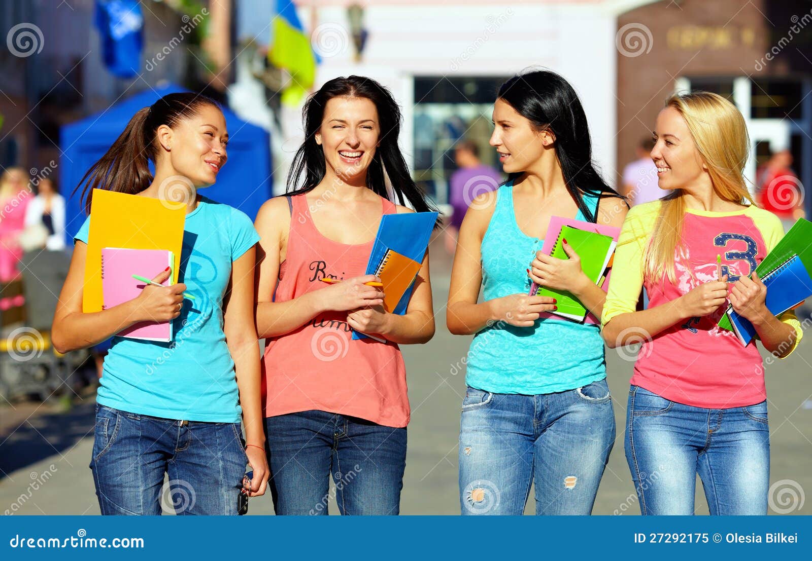 Students College Girls