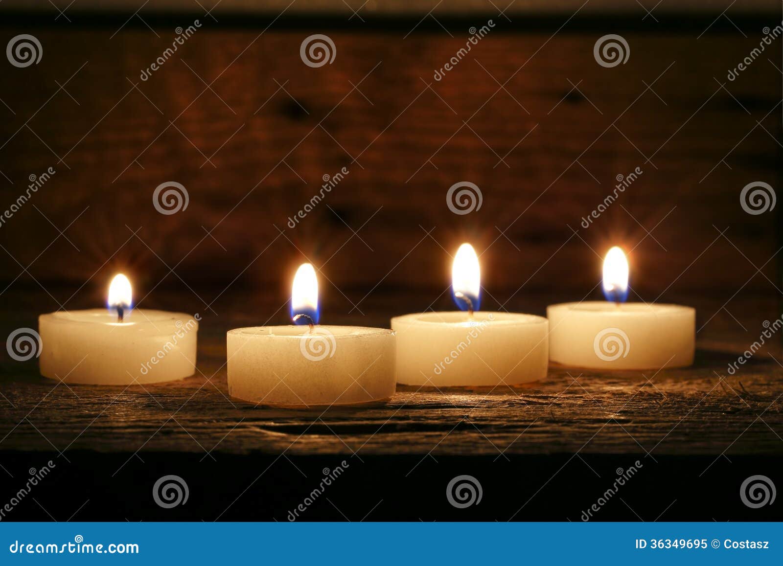 Four candles stock image. Image of calmness, burn, peaceful 36349695