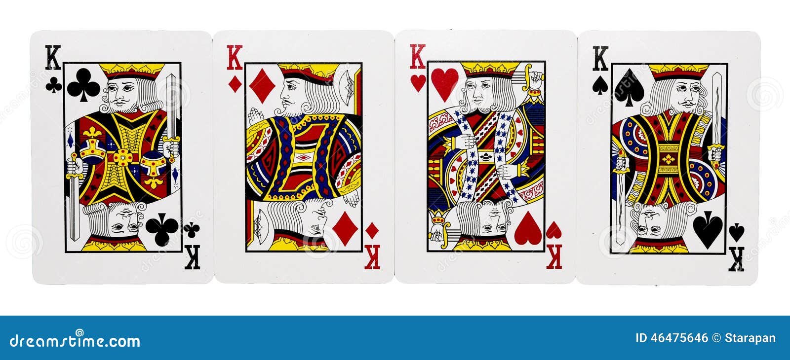 four cards of king
