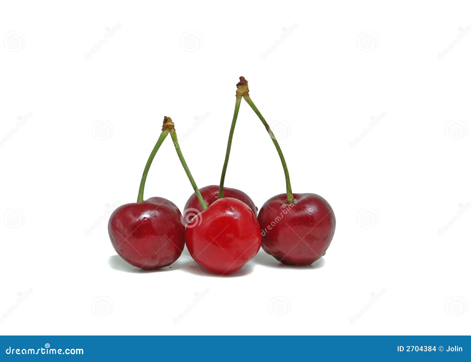 Four cherries stock photo. Image of juicy, delicious, flavor - 2704384
