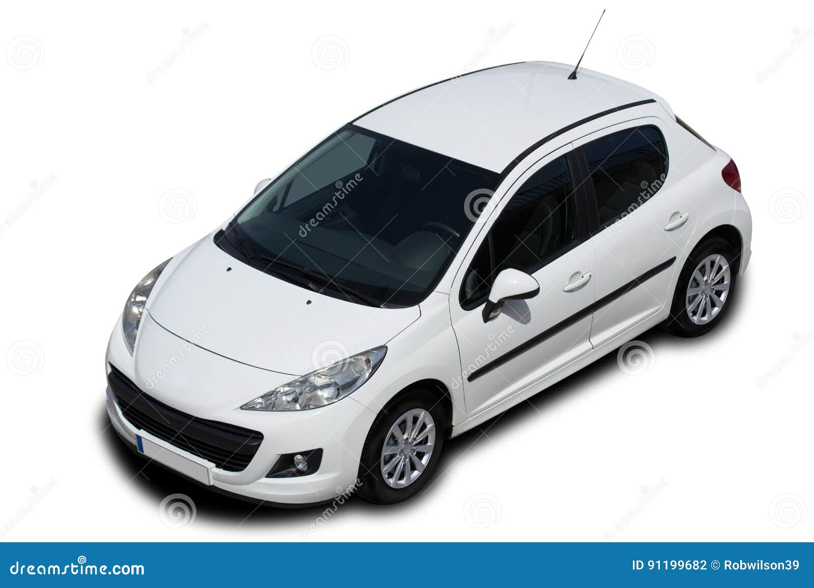 Four Door Small Car stock photo. Image of background 91199682