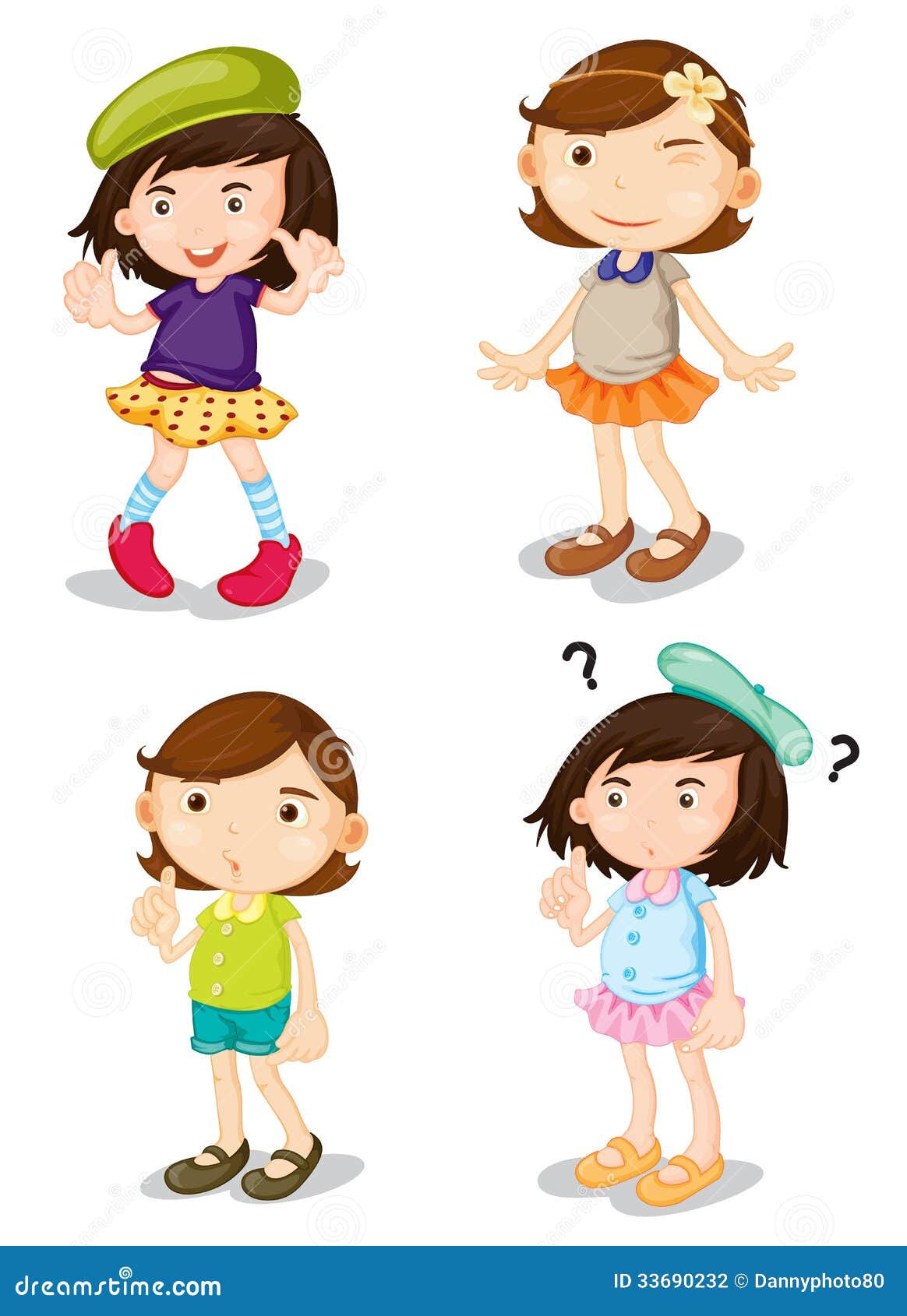 Four Girls Stock Illustrations 1,836 Four Girls Stock Illustrations