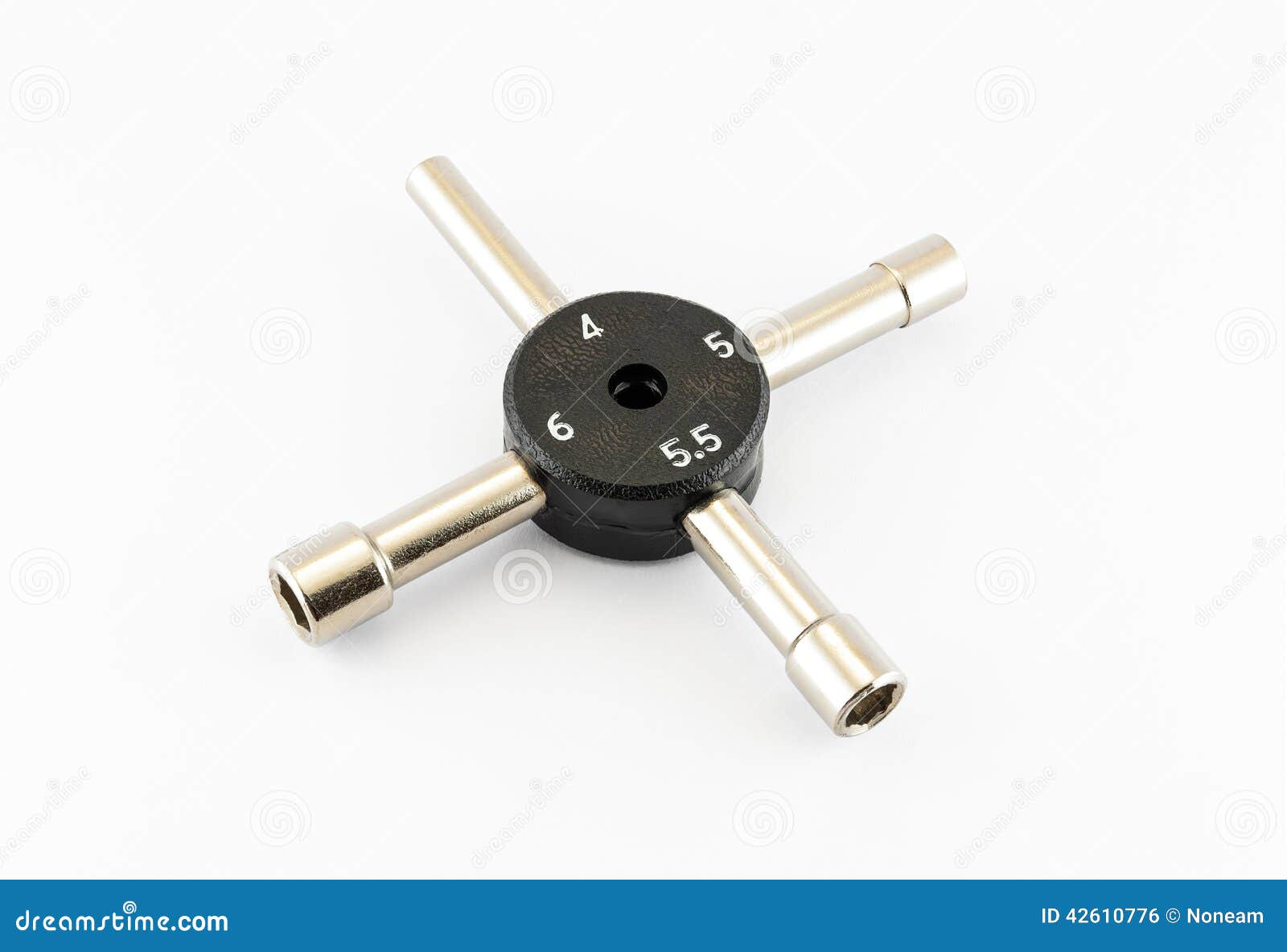 Four Heads Hex Socket Wrenches Stock Photo Image of steel, equipment