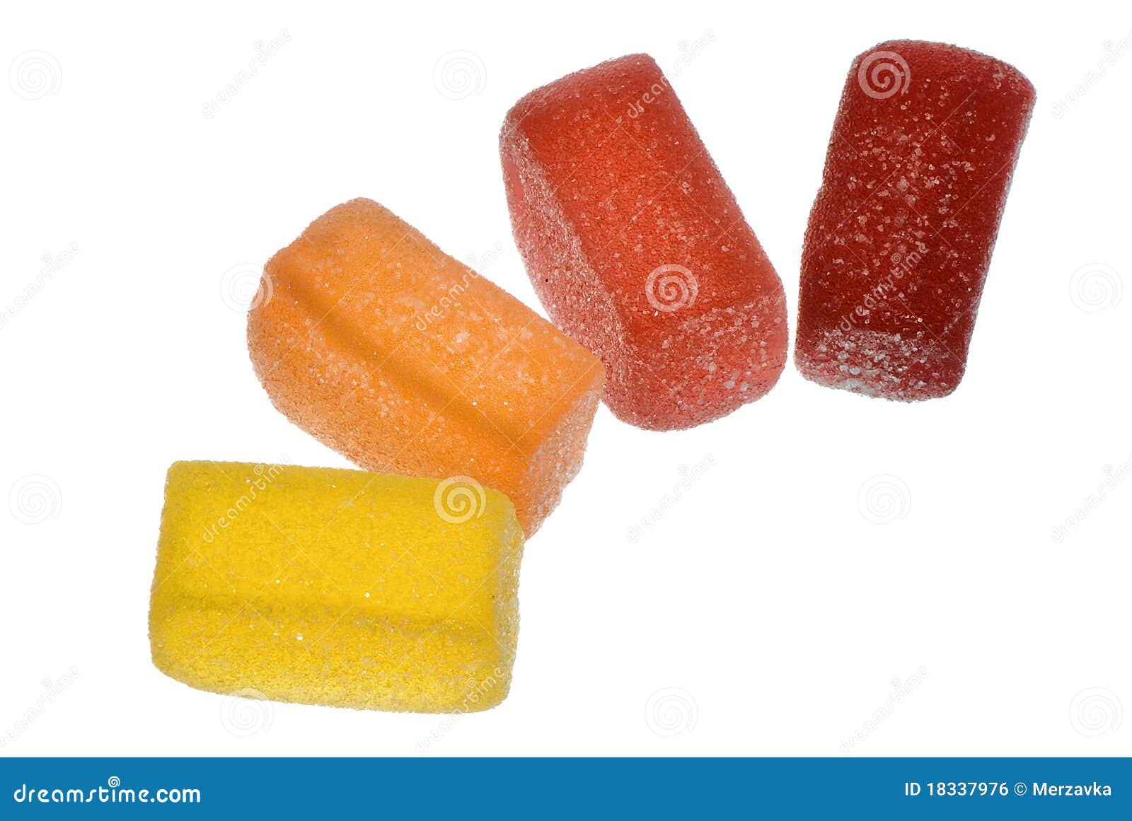 Four jelly candies stock photo. Image of descriptive 18337976
