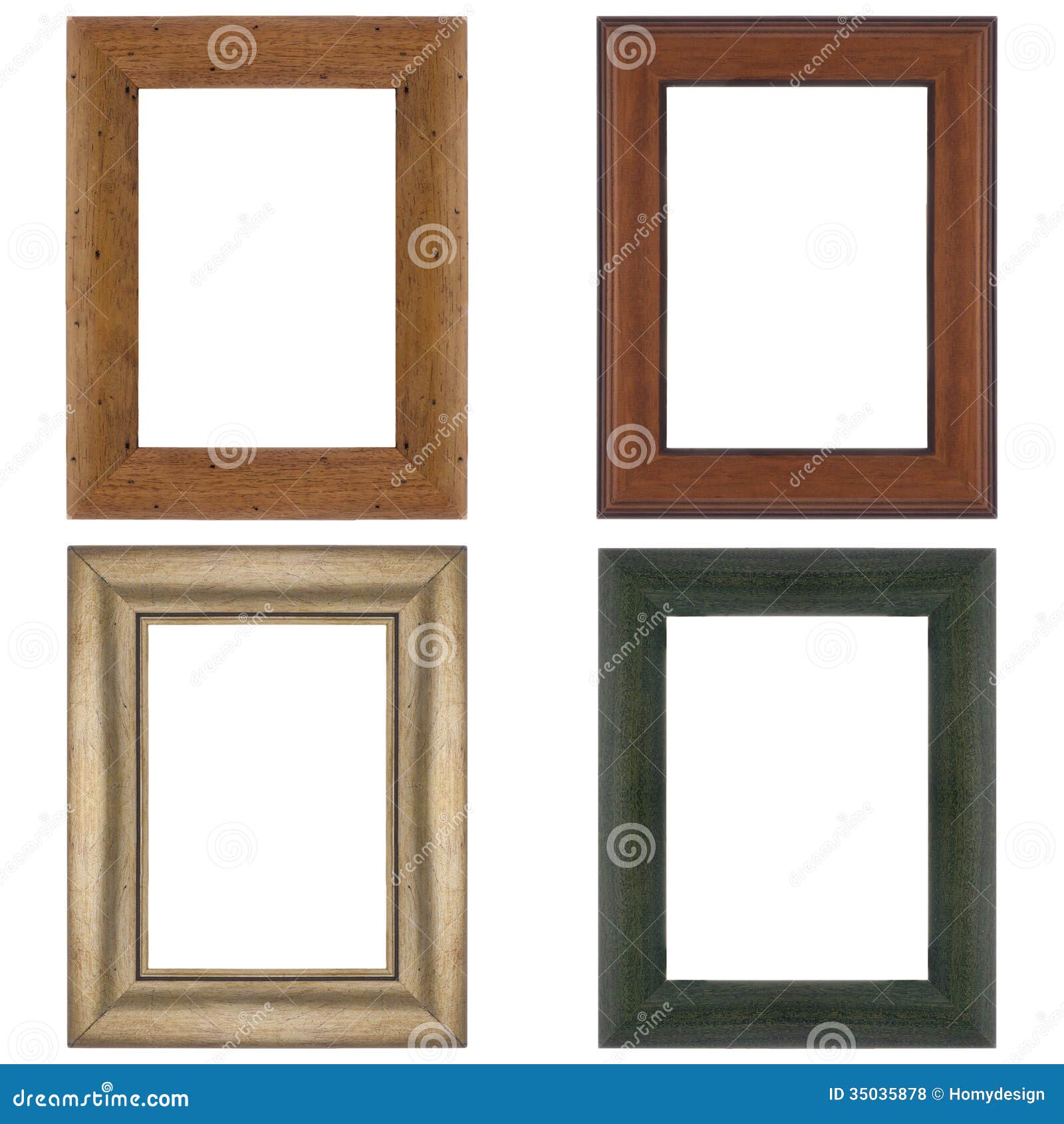 Four picture frames stock photo. Image of rustic, four 35035878