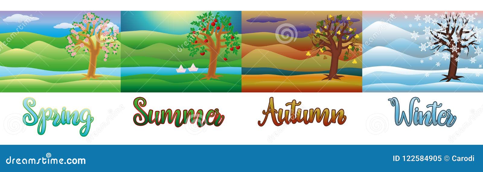 Seasons Wallpaper Stock Illustrations 7 554 Seasons Wallpaper Stock Illustrations Vectors Clipart Dreamstime