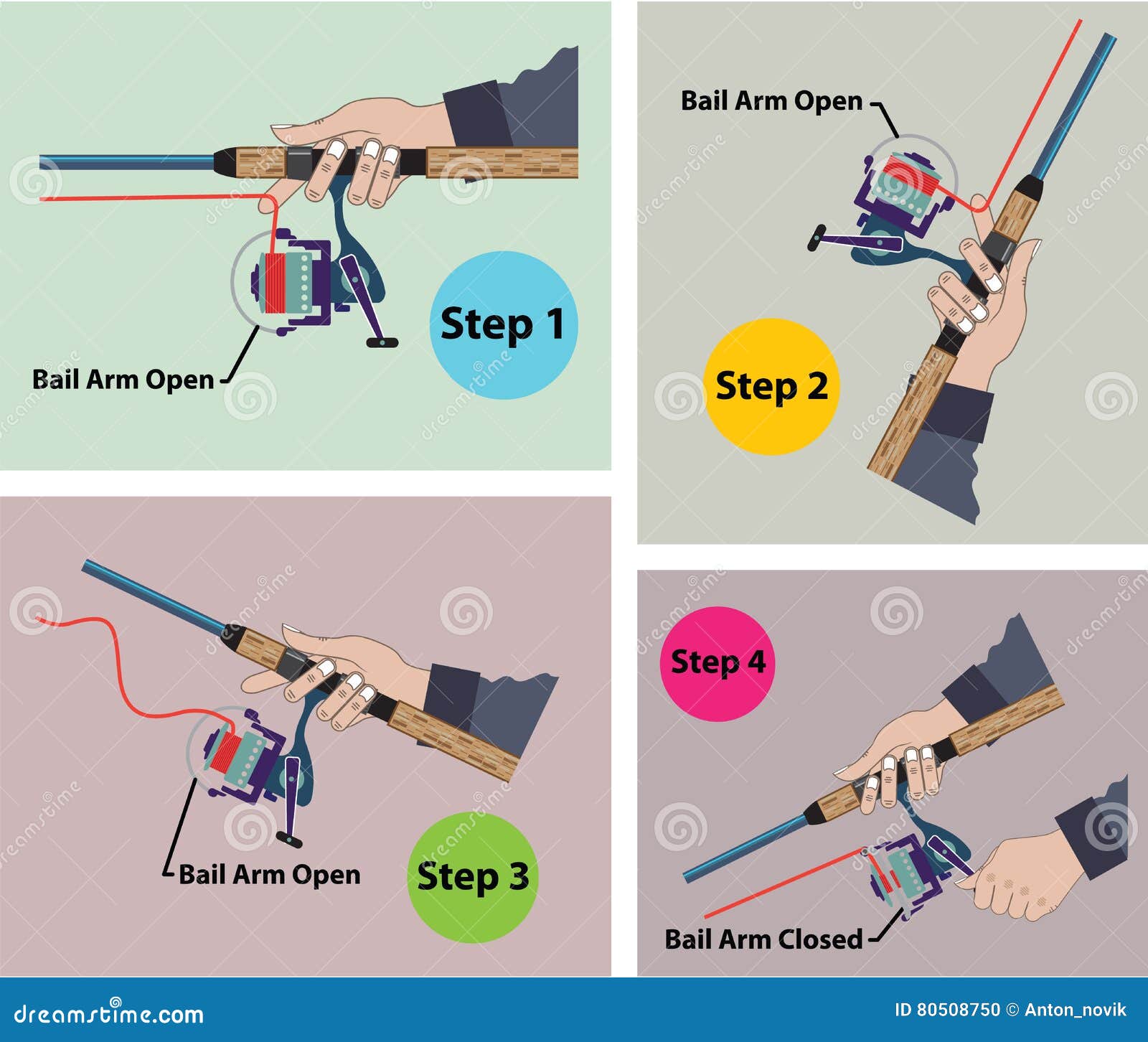 Spinning Rod Casting Rod Stock Illustrations – 661 Spinning Rod Casting Rod  Stock Illustrations, Vectors & Clipart - Dreamstime