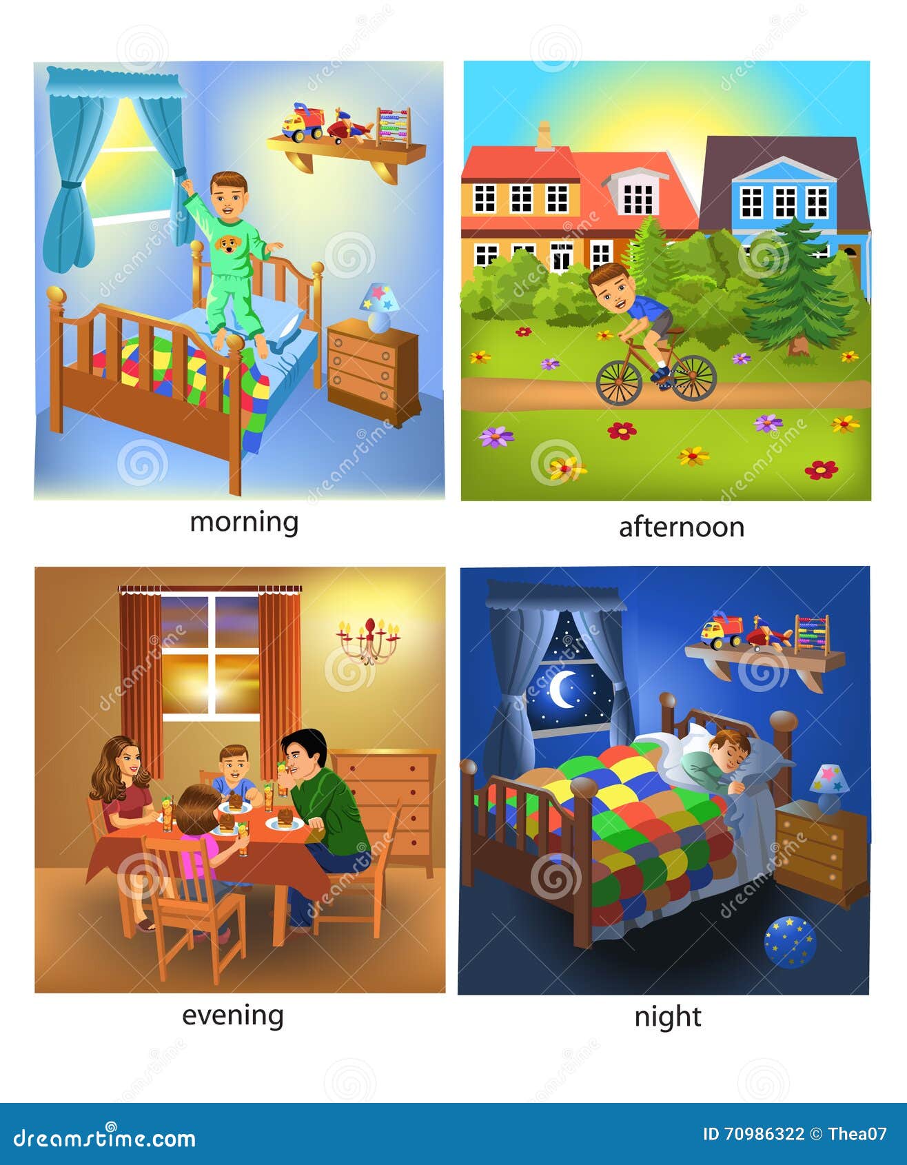 Morning Afternoon Stock Illustrations 7 650 Morning Afternoon Stock Illustrations Vectors Clipart Dreamstime