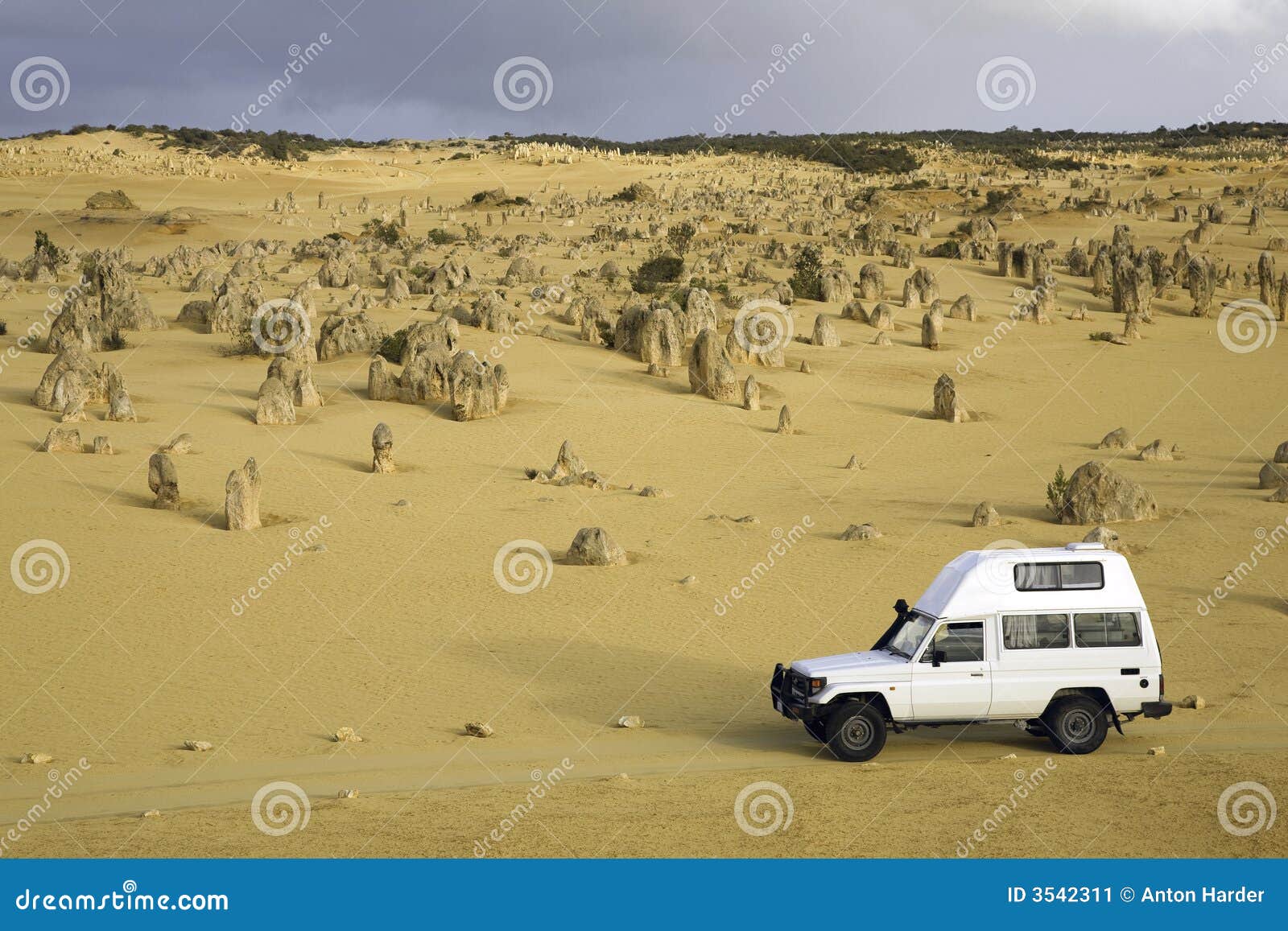 Four Wheel Drive in Dessert Stock Image Image of tire, wheel 3542311