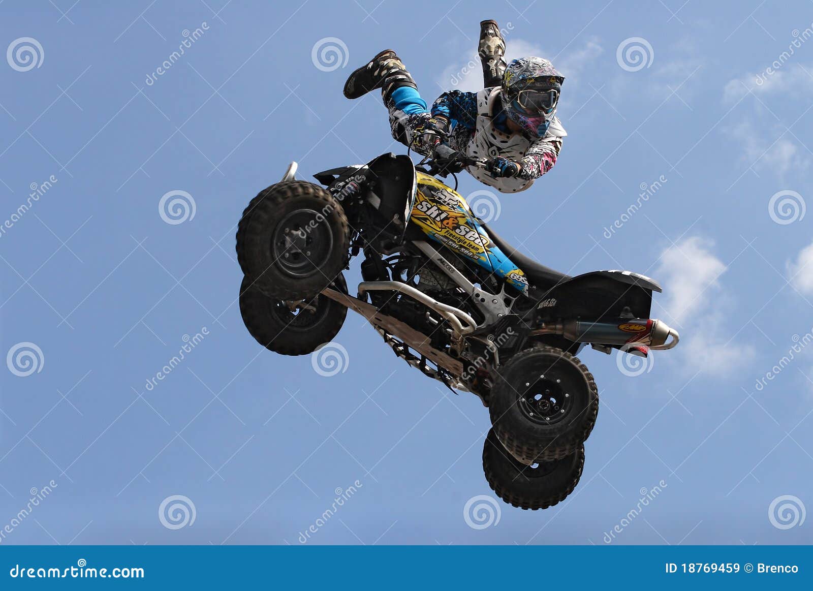 Fourwheel motorcycle editorial stock image. Image of riding 18769459