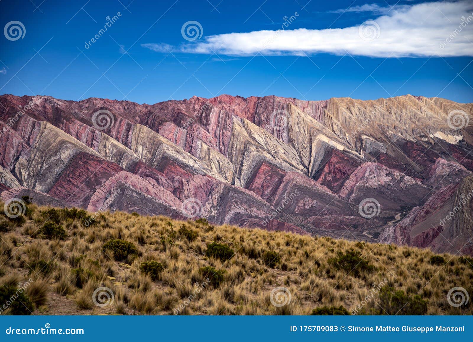 serranias del hornocal, cerro de los 14 colores, humahuaca, argentina