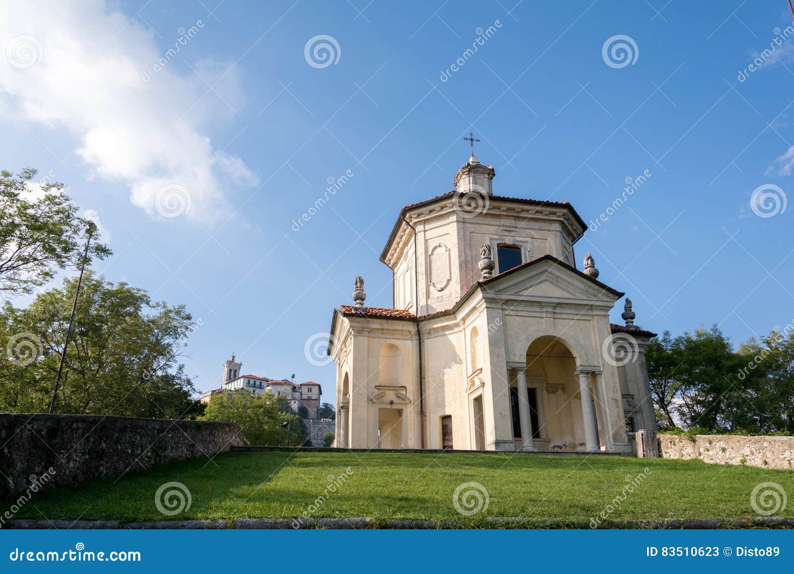 fourteenth chapel at sacro monte di varese. italy