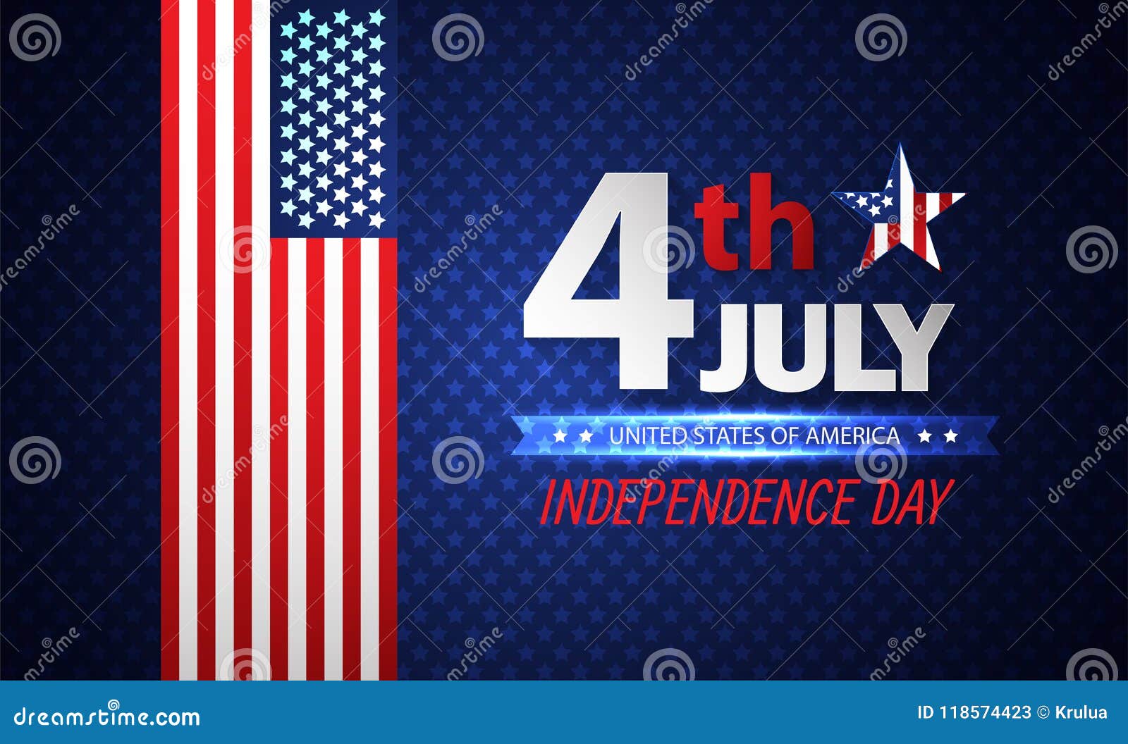 fourth of july independence day. abstract background. 