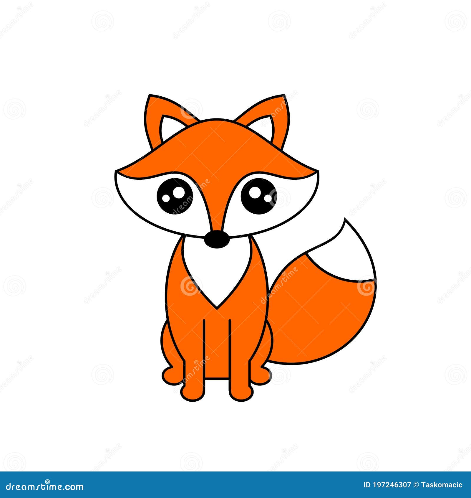 Vetores de Fox Desenhos Animados De Animais Jogo De Raposas