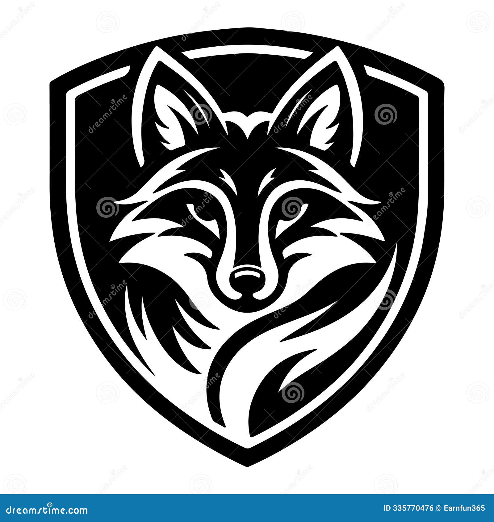 a fox  silhouette logo represents agility, intelligence, and cunning.