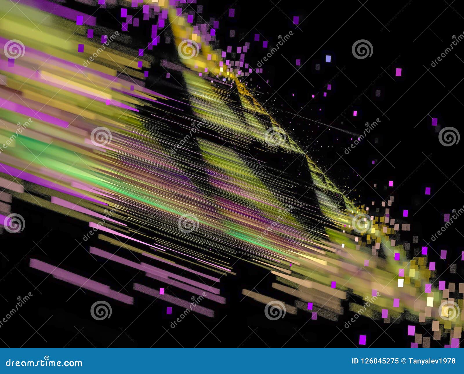 fractal abstract color, shine flame holiday generated color background, creative , disco chaos