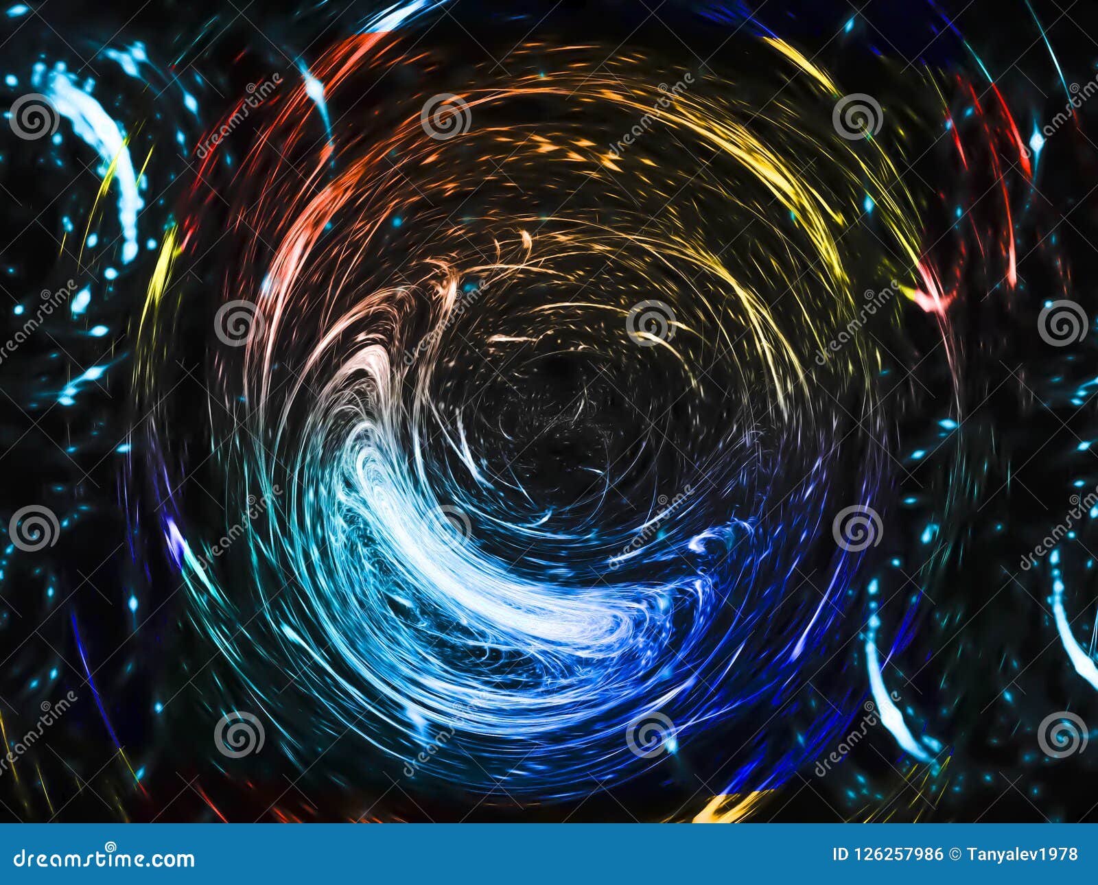 Fractal Abstract Digital Concept Modern Magic Color Card Fractal Abstract Digital Concept Modern Magic Color Card