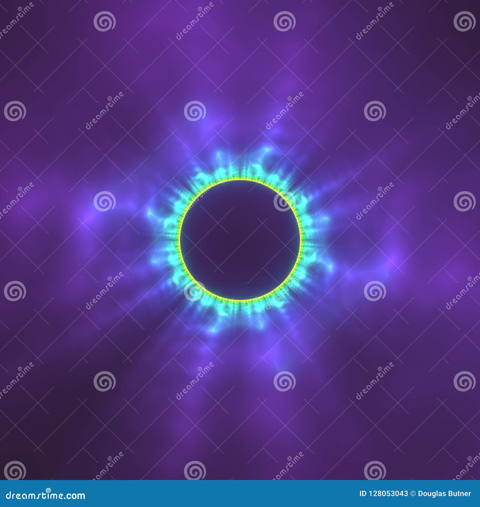 the eye of manifestation | fractal art background wallpaper