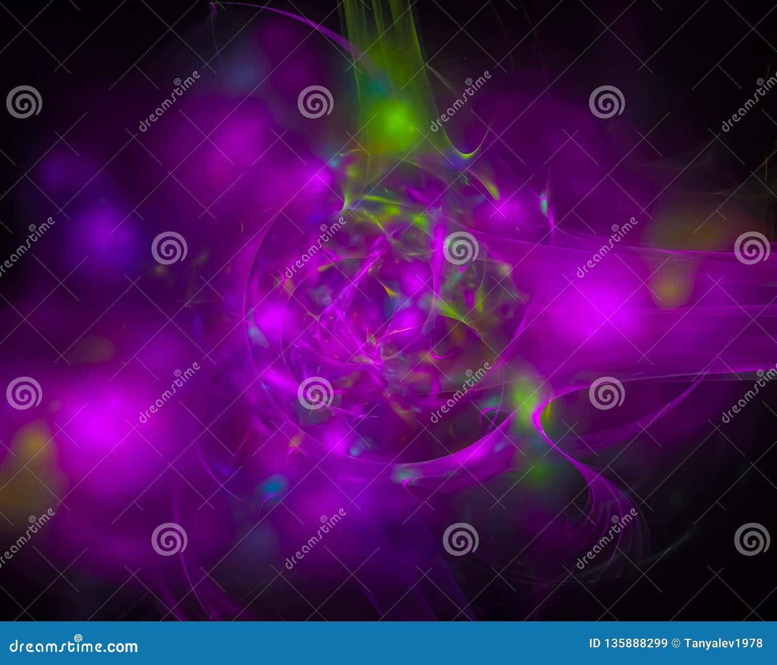 fractal digital sparkle magic flow pattern dynamic