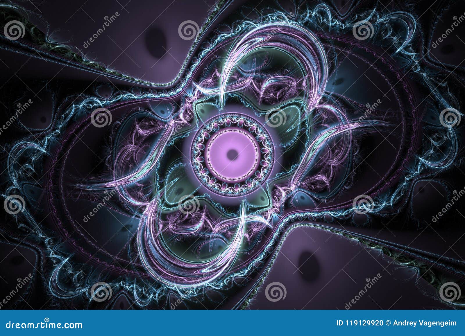 fractal. space background.