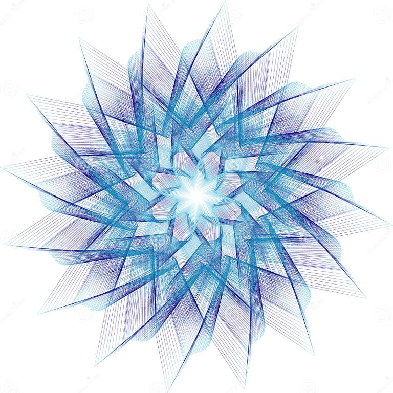 Fractal star stock vector. Illustration of graphic, periodic - 2378819