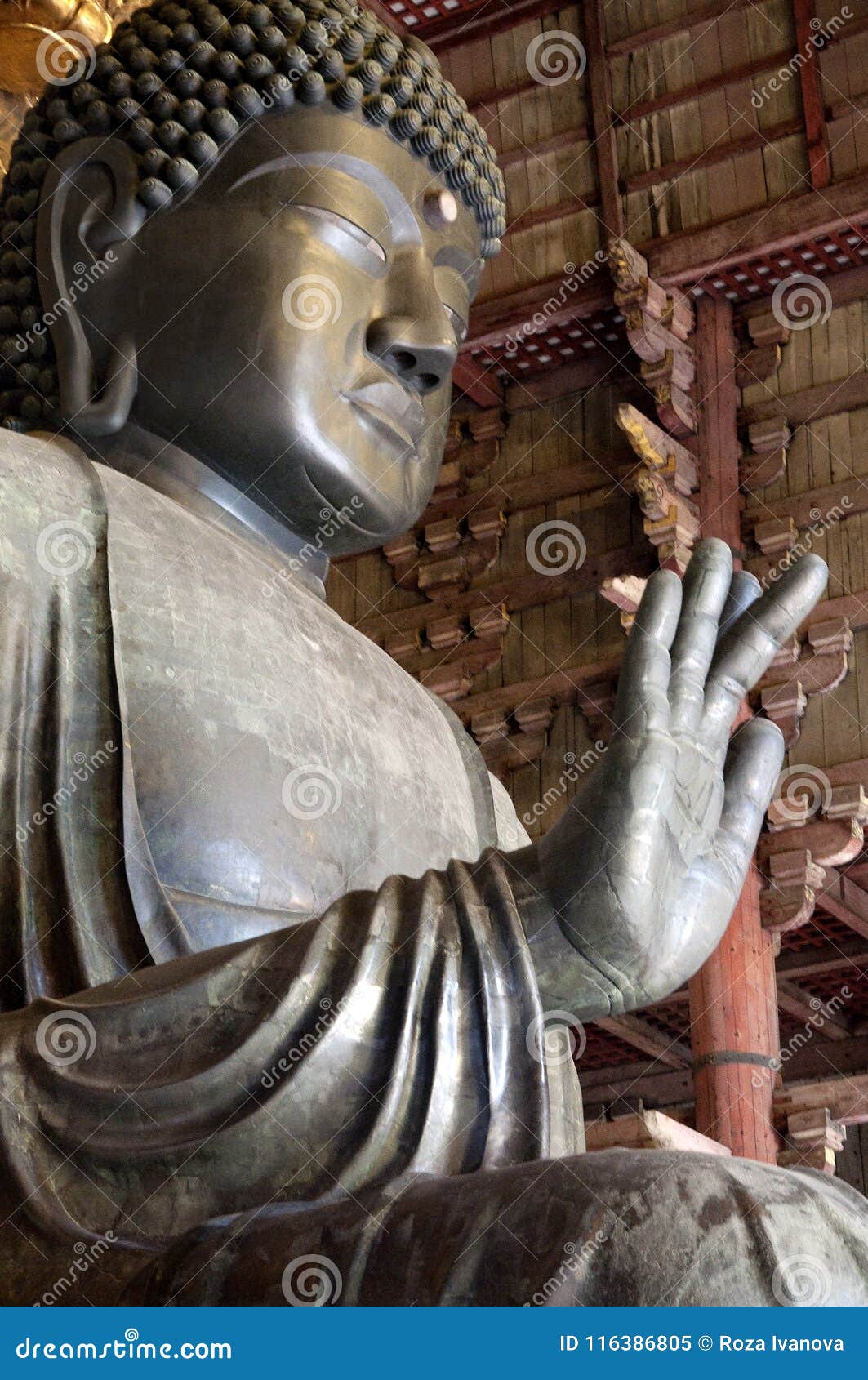fragment of great buddha the bronze statue of buddha vair