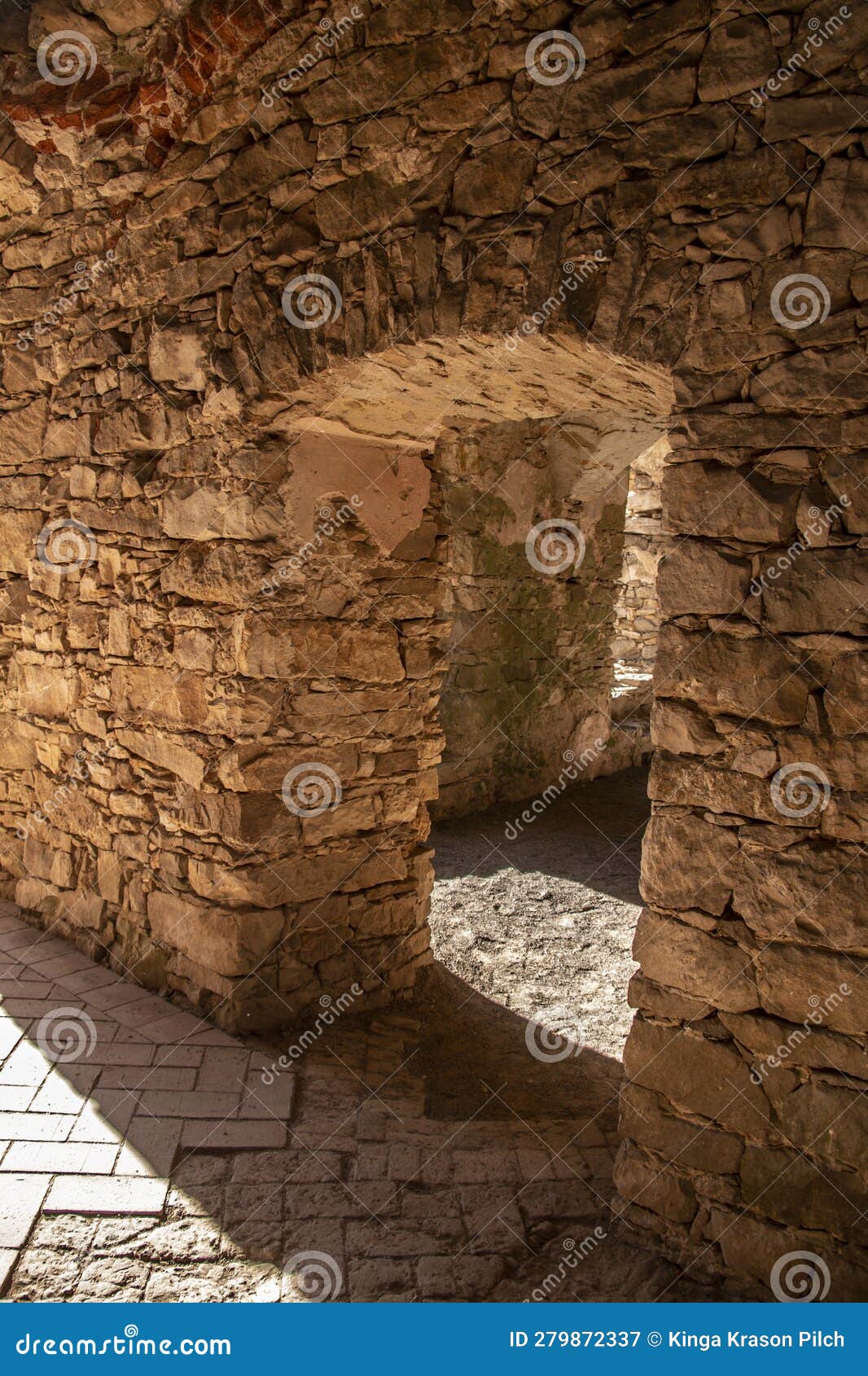 fragment of the krzyztopor castle, restored and renovated